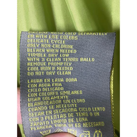 Kenneth Cole Reaction Down Puffer Vest Apple Green  Size Small Womens - Picture 5 of 5